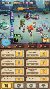 اسکرین شات 1 بازی Slime Castle — Idle TD Game