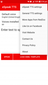 اسکرین شات برنامه eSpeak NG Text-to-Speech 4