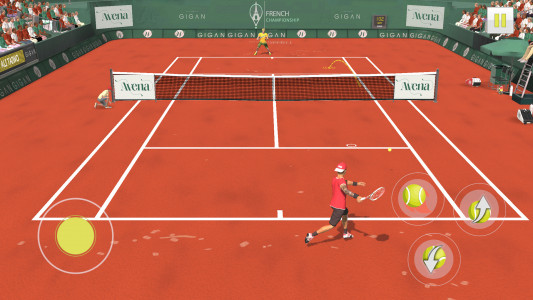 اسکرین شات بازی Cross Court Tennis 3 1