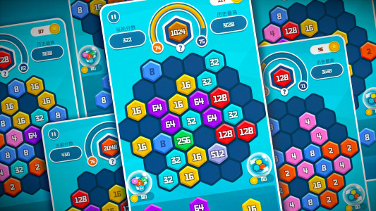 اسکرین شات بازی HexPuz - Merge Hexa Puzzle 8