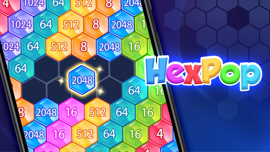 اسکرین شات 2 بازی HexPop - Hexa Block Games