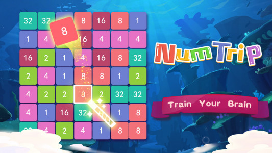 اسکرین شات بازی NumMerge - Merge Block Number 7