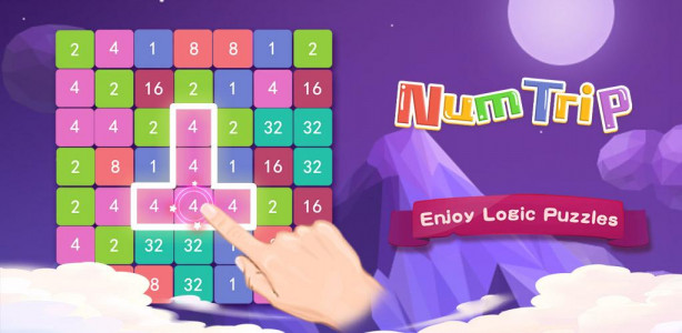 اسکرین شات بازی NumMerge - Merge Block Number 1