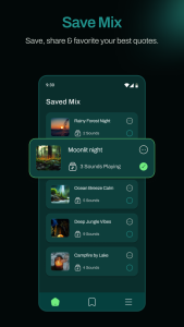 اسکرین شات 7 برنامه Relaxing Night Nature Sounds