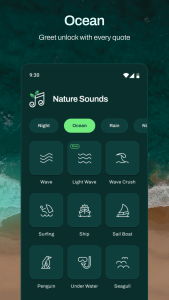 اسکرین شات 4 برنامه Relaxing Night Nature Sounds