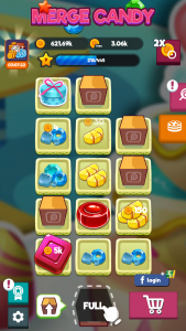 اسکرین شات بازی Merge Candy 2
