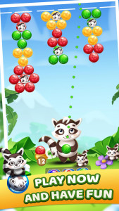 اسکرین شات بازی Raccoon Bubbles 2