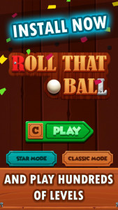 اسکرین شات بازی Roll that Ball 3
