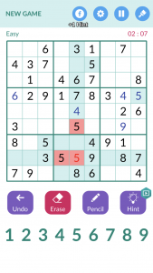 اسکرین شات بازی Sudoku Master 3