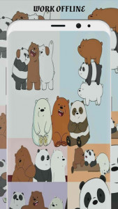 اسکرین شات برنامه Cute Bear Wallpapers 6