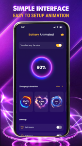 اسکرین شات برنامه Battery Charging Animation 6