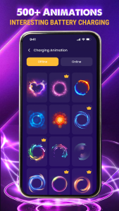 اسکرین شات برنامه Battery Charging Animation 4