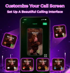 اسکرین شات برنامه Color Phone: Call Screen Theme 2