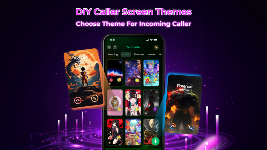 اسکرین شات برنامه Color Phone: Call Screen Theme 2