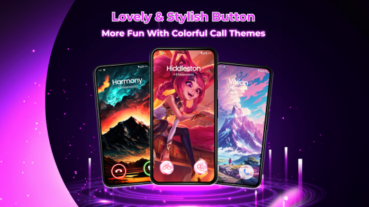 اسکرین شات برنامه Color Phone: Call Screen Theme 1