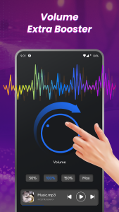 اسکرین شات 2 برنامه Volume Booster- Sound Enhancer