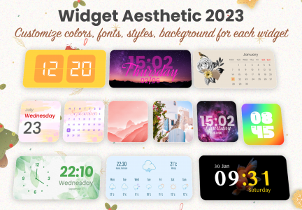 اسکرین شات برنامه Widget 2024: Aesthetic Widgets 7