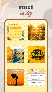 اسکرین شات 8 برنامه Widget 2025: Aesthetic Widgets