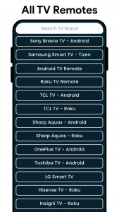 اسکرین شات برنامه Smart Remote Control for TV 1