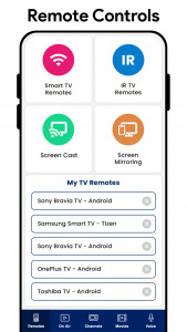 اسکرین شات 1 برنامه Tv Remote Control For All