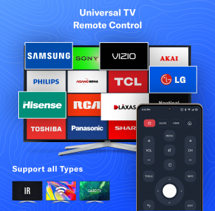 اسکرین شات 1 برنامه Remote control App for All TV