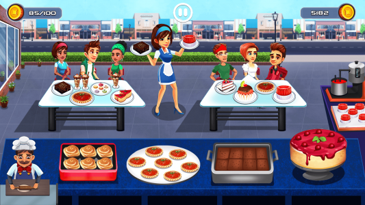 اسکرین شات بازی Cooking Cafe - Food Chef 2