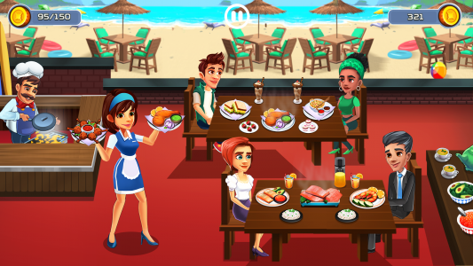 اسکرین شات بازی Cooking Cafe - Food Chef 1