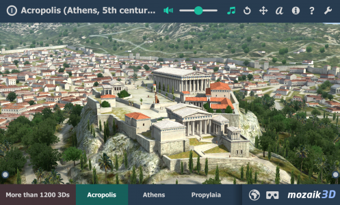 اسکرین شات برنامه Acropolis educational 3D scene 1