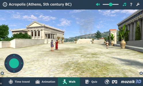 اسکرین شات برنامه Acropolis educational 3D scene 5