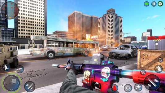اسکرین شات 2 بازی FPS Gun Commando Shooting Game