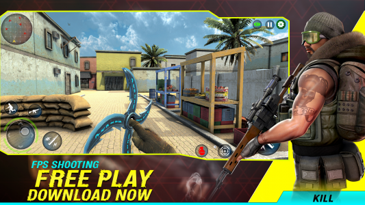 اسکرین شات 4 بازی FPS Gun Commando Shooting Game