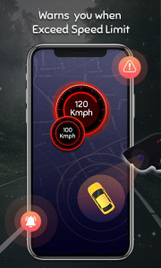 اسکرین شات برنامه GPS Speedometer - Speed Camera 2