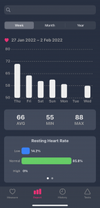 اسکرین شات برنامه Heart Rate Monitor 3