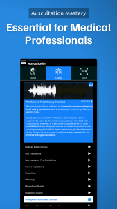 اسکرین شات 5 برنامه Auscultation | Heart Sounds
