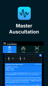 اسکرین شات 1 برنامه Auscultation | Heart Sounds