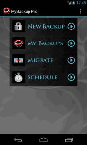 اسکرین شات 1 برنامه My Backup