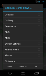 اسکرین شات 4 برنامه My Backup