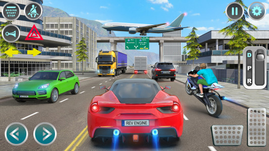 اسکرین شات بازی Real Driving School: Car Games 2