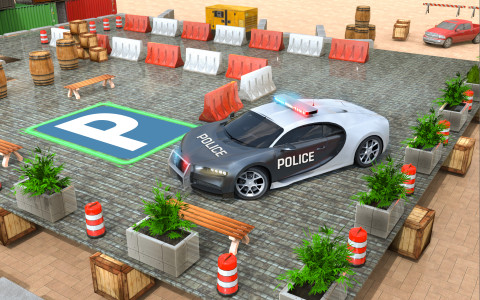 اسکرین شات 3 بازی Police Car Parking School Game