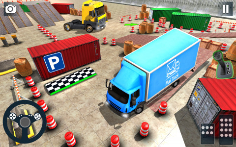 اسکرین شات بازی Hard Truck Parking Truck Games 6
