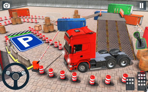 اسکرین شات بازی Hard Truck Parking Truck Games 1