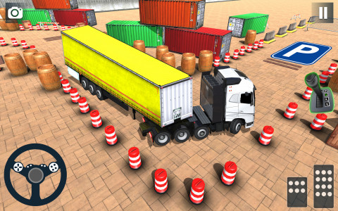 اسکرین شات بازی Hard Truck Parking Truck Games 3