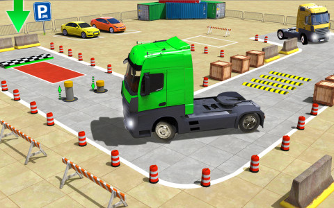 اسکرین شات بازی Hard Truck Parking Truck Games 4