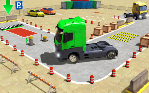 اسکرین شات 4 بازی Hard Truck Parking Truck Games