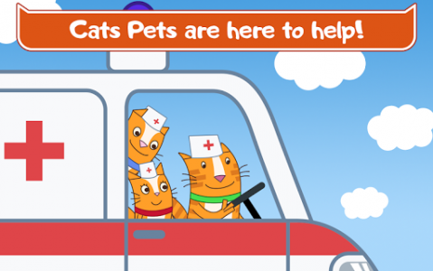 اسکرین شات بازی Cats Pets Animal Doctor Games for Kids! Pet doctor 8