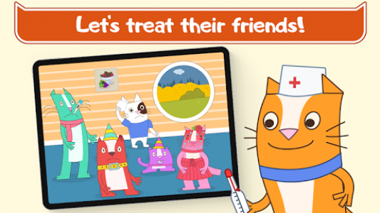 اسکرین شات بازی Cats Pets Animal Doctor Games for Kids! Pet doctor 2
