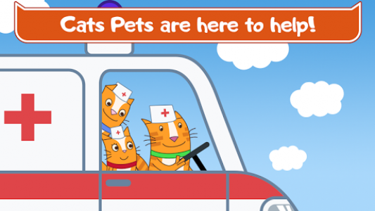 اسکرین شات بازی Cats Pets Animal Doctor Games for Kids! Pet doctor 1