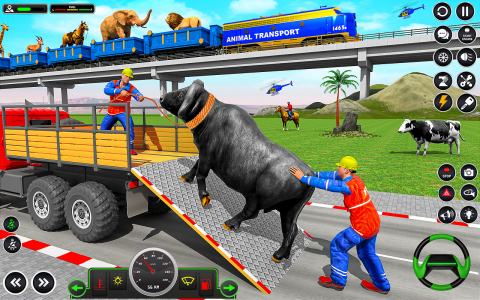 اسکرین شات بازی Animal Transports Truck Games 5