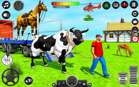 اسکرین شات بازی Animal Transports Truck Games 3