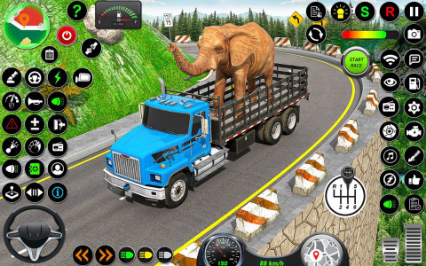 اسکرین شات بازی Animal Transports Truck Games 1